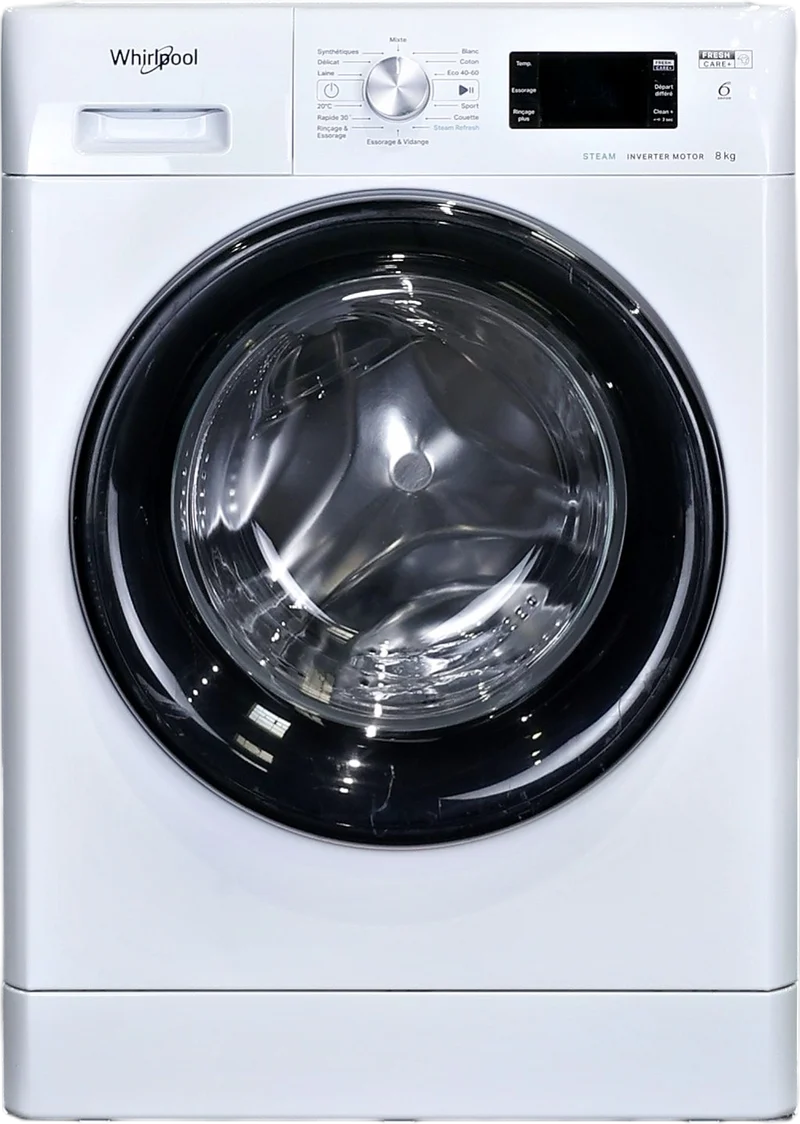 Lave-linge Hublot 9 kg Reconditionné WHIRLPOOL FFBP9489BVFR