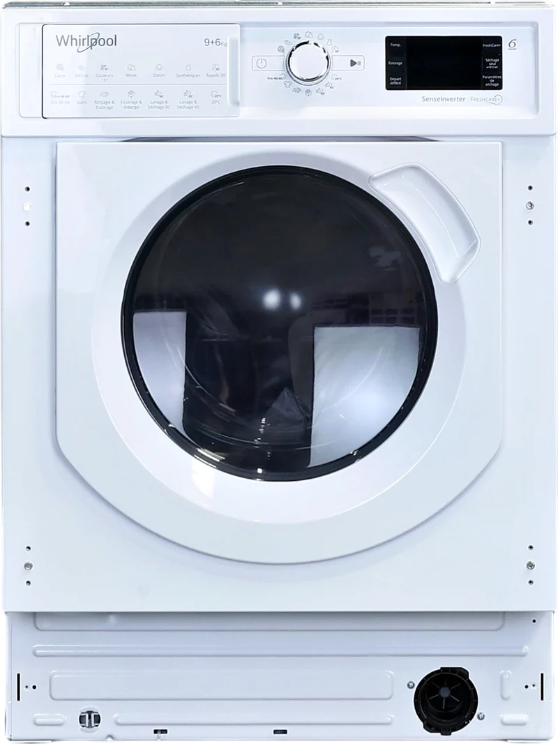 Lave-linge Sechant 9 kg Reconditionné WHIRLPOOL BIWDWG96146FR