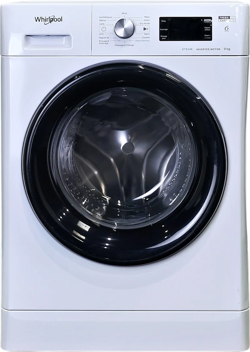 Lave-linge Hublot 9 kg Reconditionné WHIRLPOOL FFBB9489BVFR