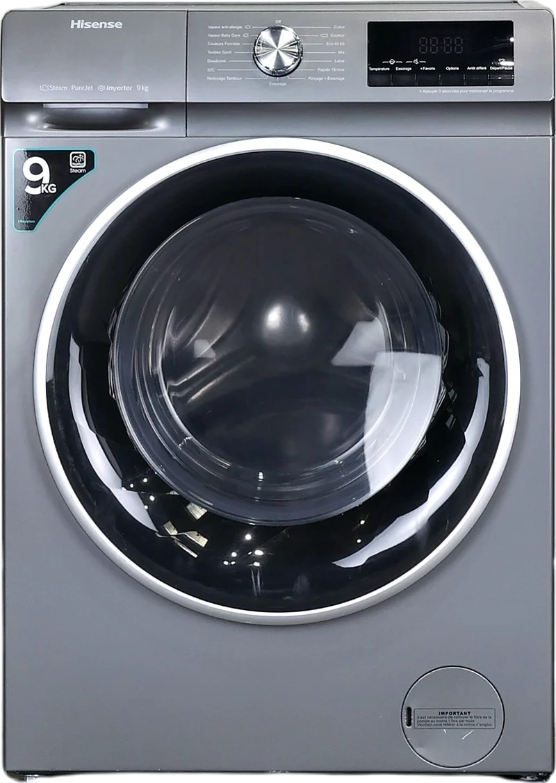 Lave-linge Hublot 9 kg Reconditionné HISENSE WFQY9014EVJMT