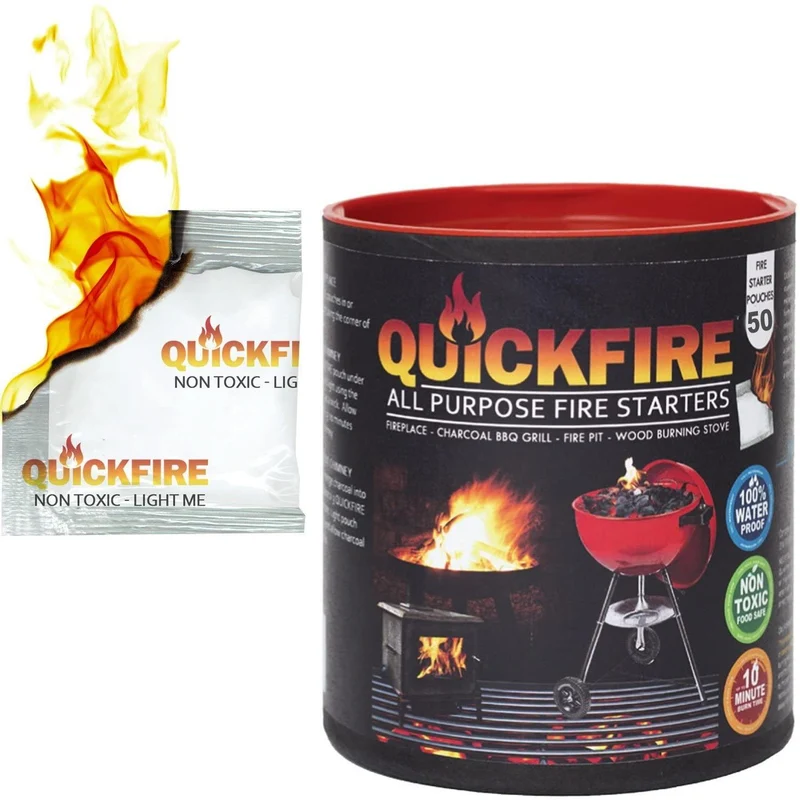 Ooni Allume-feu QuickFire - Paquet de 50 DZQF50