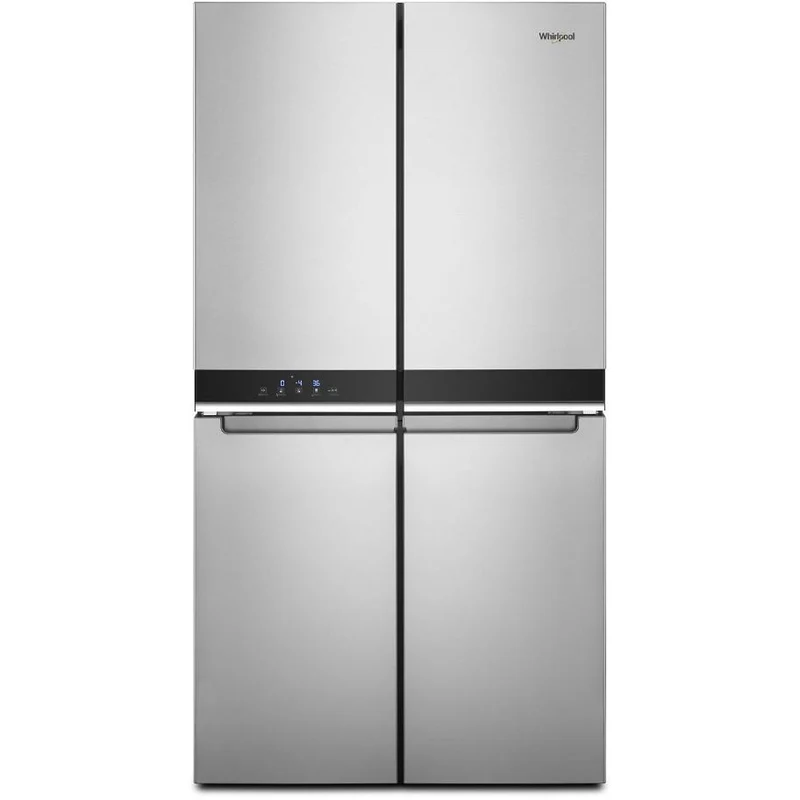 Whirlpool Réfrigérateur quatre portes avec porte à deux battants à profondeur de comptoir de 36 po., 19,4 pi.cu. avec contrôle de température personnalisé WRQA59CNKZ