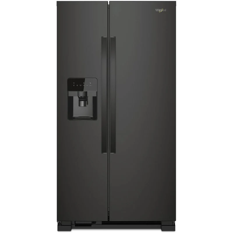 Whirlpool Réfrigérateur côte-à-côte amovible de 33 po, 2,4 pi.cu. avec distributeur externe de glaçons et eau avec filtration d'eau EveryDrop™ WRS331SDHB