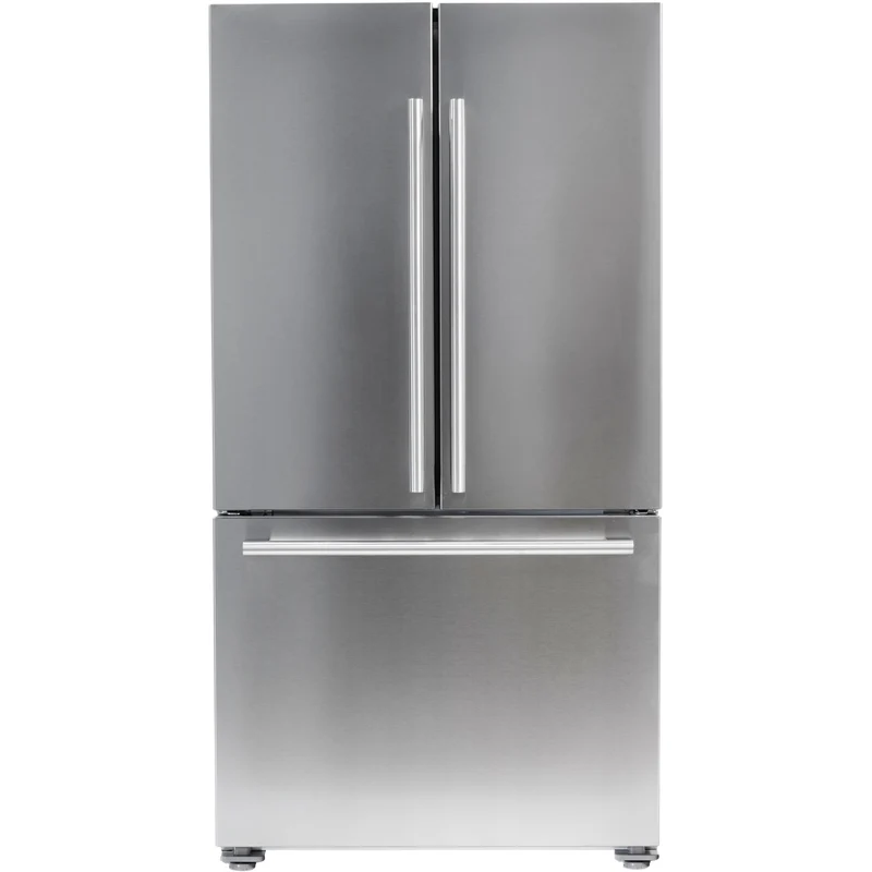 Germain Larivière Réfrigérateur trois portes avec porte à deux battants à profondeur de comptoir de 36 po., 19.86 pi.cu. avec distributeur d'eau BLOMBERG BRFD2230XSS - Vente finale - Modèle de plancher - Vendu tel quel