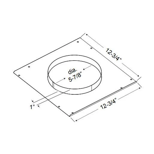 Zephyr Accessoires de ventilation Capuchons/grilles et Colliers 54190053