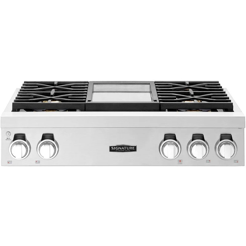 Signature Kitchen Suite Dessus de cuisinière encastré de 36 pouces SKSRT360GS