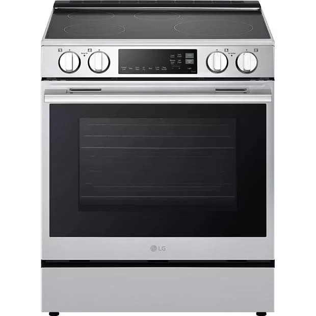 LG Cuisinière à induction intelligente encastrable de 6,3 pi³ avec convection ProBake® et fonction Air Fry LSIL6334XE