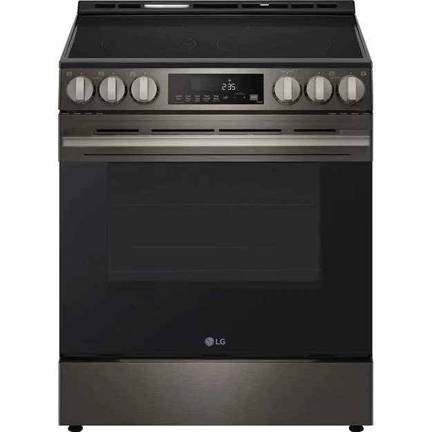 LG Cuisinière électrique encastrable intelligente de 30 pouces avec fonction Air Fry LSEL6333ZE