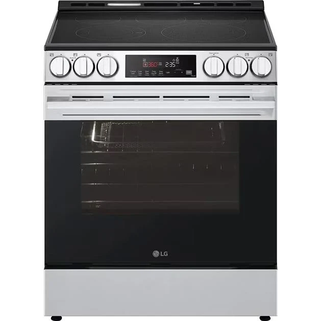 LG Cuisinière électrique encastrable intelligente de 30 pouces avec fonction Air Fry LSEL6333XE