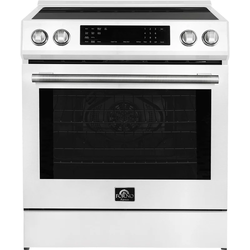 Forno Cuisinière encastrable à induction de 30 pouces avec technologie convection européenne véritable