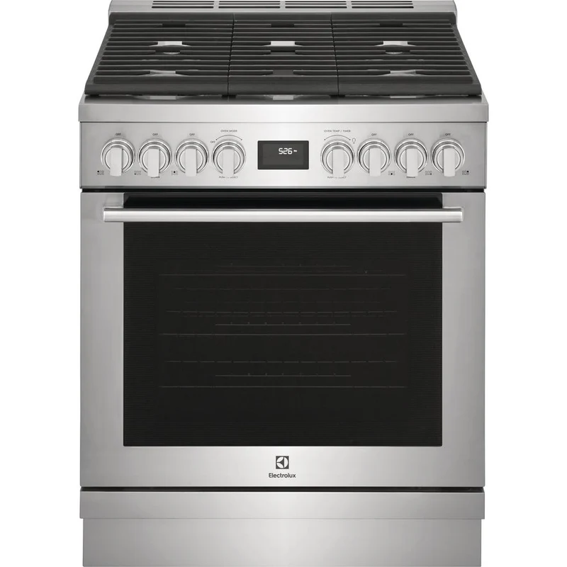 Electrolux Cuisinière amovible au gaz avec technologie convection ECFG3068AS