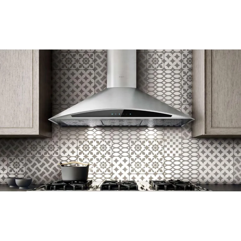 Elica Hotte de cuisinière murale Foglia de 30 po EFG630S1