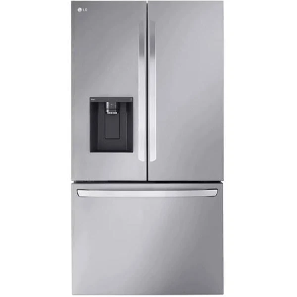 Germain Larivière Réfrigérateur trois portes avec porte à deux battants amovible de 36 pouces, 30,7 pi. cu. avec Door Cooling+ LG LRFXS3106S- Boite ouverte -Vente finale-Vendu tel quel