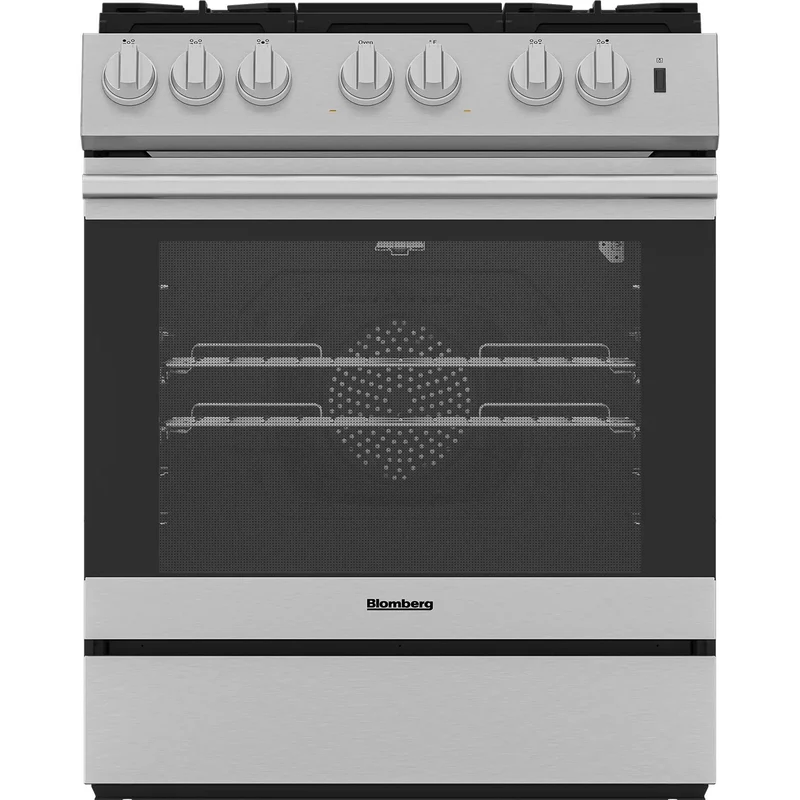 Blomberg Cuisinière encastrée à gaz de 30 pouces avec technologie convection européenne véritable BGR30524SS