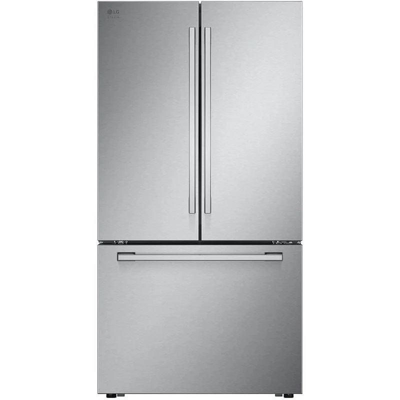 LG STUDIO Réfrigérateur trois portes avec porte à deux battants à profondeur de comptoir de 36 po, 26,5 pi cu avec technologie ThinQ® SRFB27S3