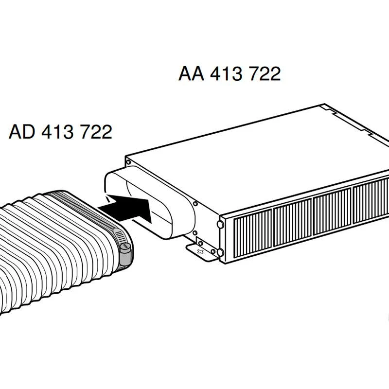 Gaggenau Accessoires de ventilation Kits Cache-conduit AD413722