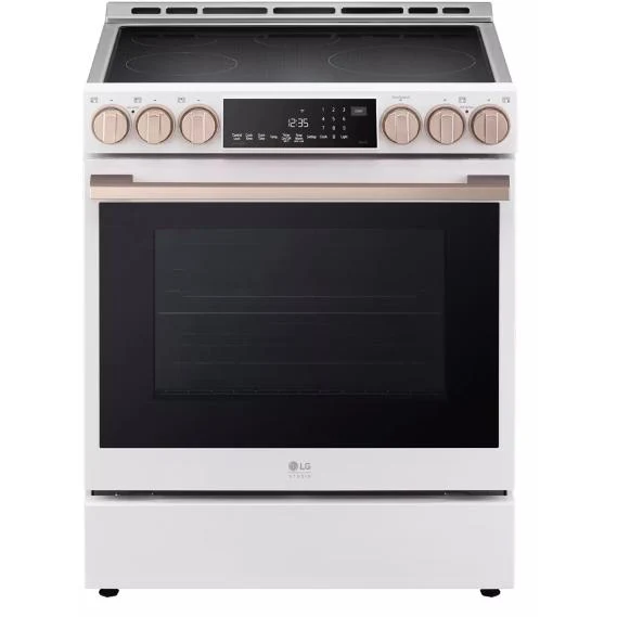 LG STUDIO Cuisinière encastrable à induction de 30 pouces avec technologie Air Fry LSIS6338NE