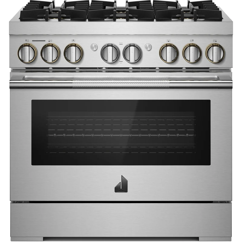 JennAir Cuisinière professionnelle à biénergie Rise de 36 po JDRP436HL