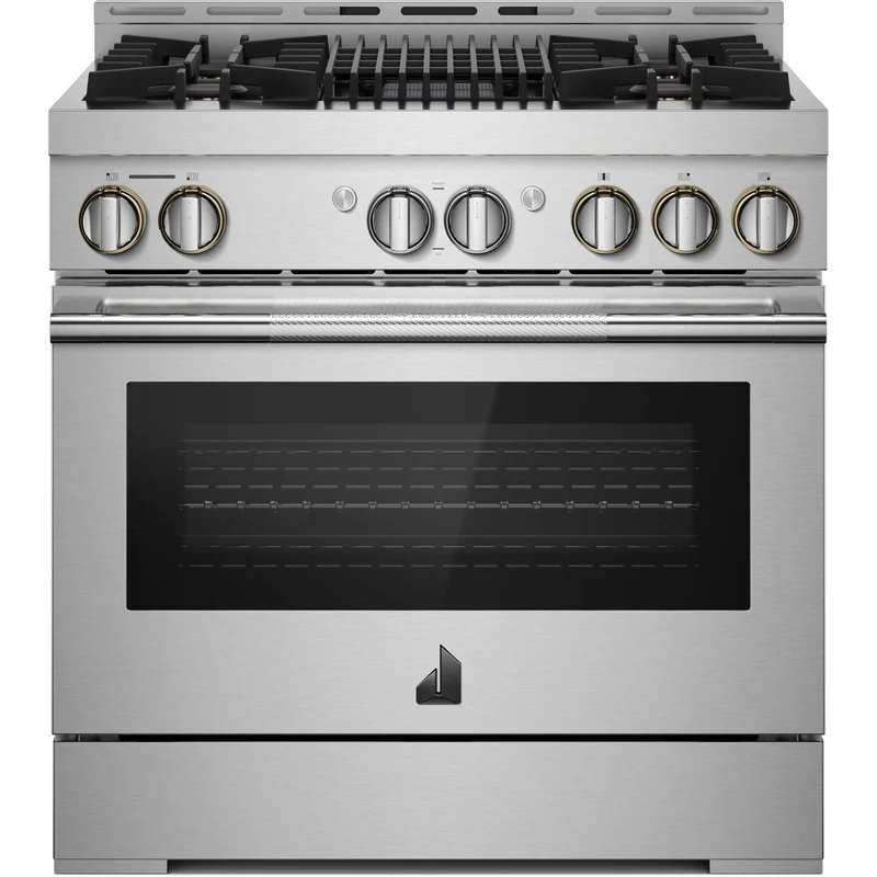 JennAir Cuisinière professionnelle à gaz Rise de 36 po avec gril infrarouge JGRP636HL
