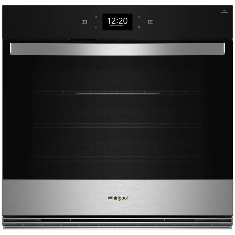 Whirlpool Four mural simple de 30 pouces et 5,0 pi cu avec friture à air WOES7030PZ