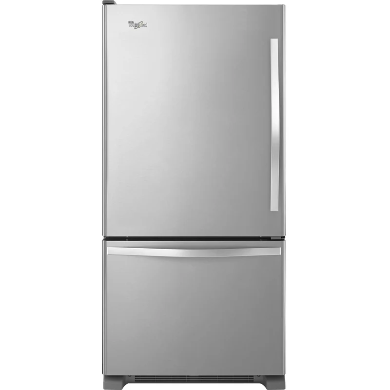 Germain Larivière Réfrigérateur à congélateur inférieur de 30 po, 18,6 pi cu WHIRLPOOL WRB329LFBM- Vente finale - Modèle de plancher - Vendu tel quel