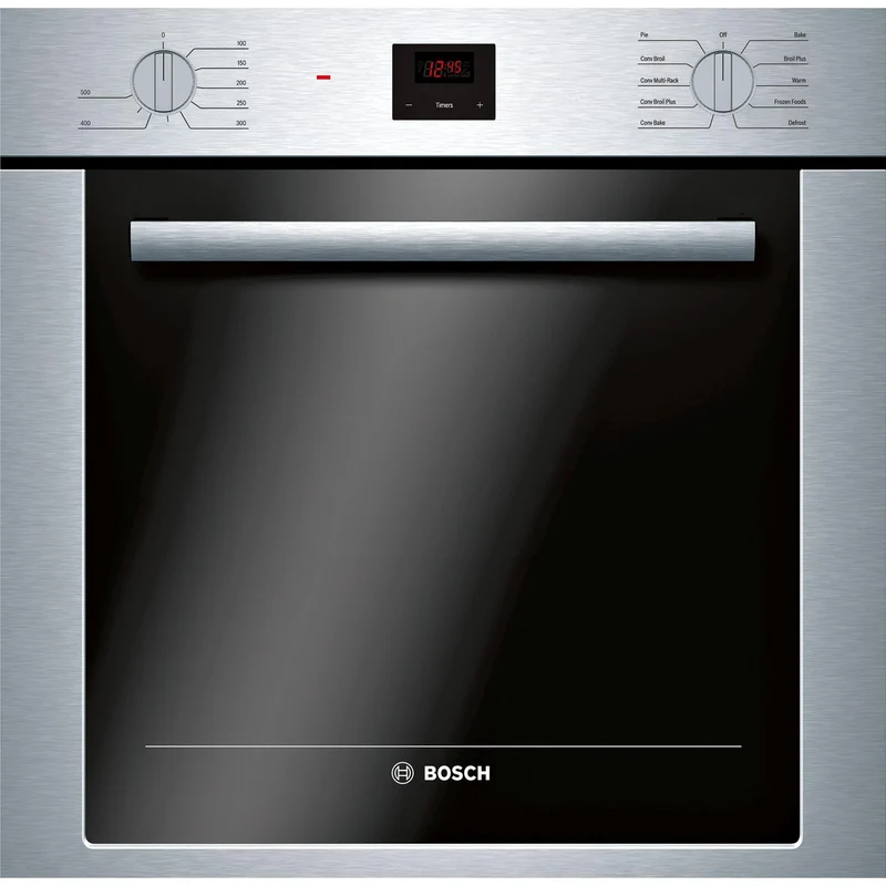 Germain Larivière Four mural encastré simple de 24 po., 2,8 pi.cu. avec convection Genuine European BOSCH HBE5453UC - Vente finale - Modèle de plancher - Vendu tel quel