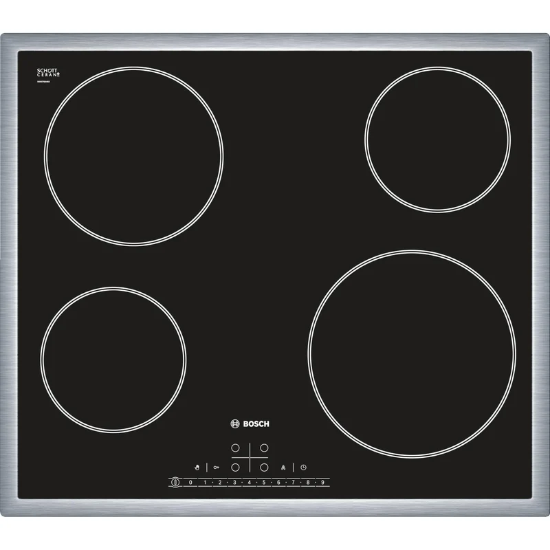 Germain Larivière Table de cuisson encastrée électrique de 24 po BOSCH NET5466SC -Vente finale- Modèle de plancher - Vendu tel quel