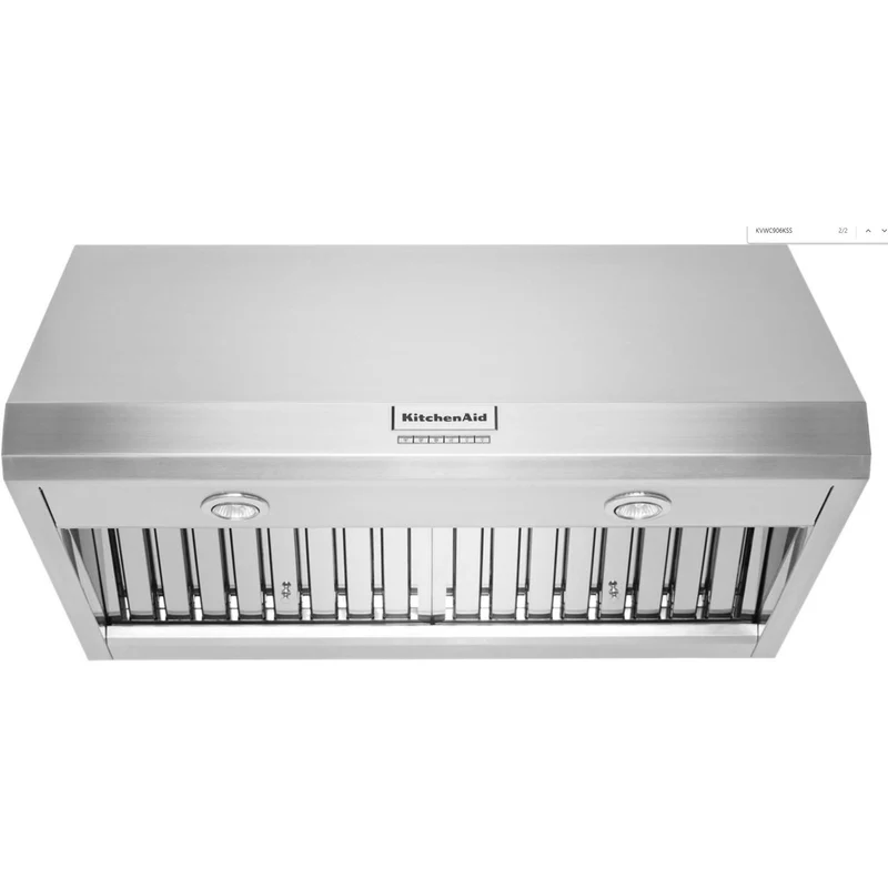 KitchenAid Boîtier de hotte murale Commercial-Style de 36 po. KVWC906KSS