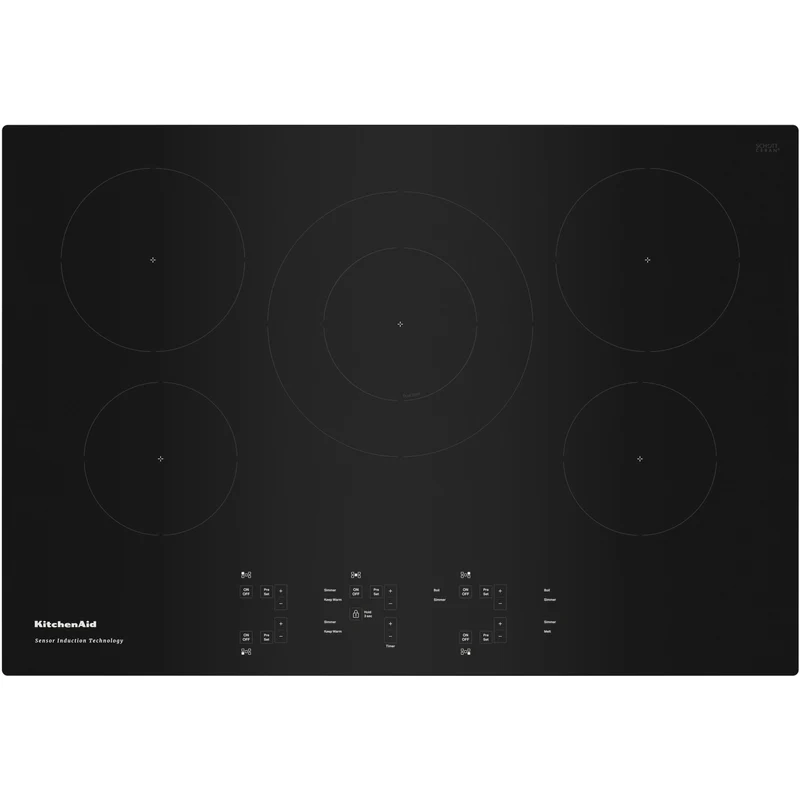 KitchenAid Table de cuisson encastrée à induction de 30 po KCIG550JBL