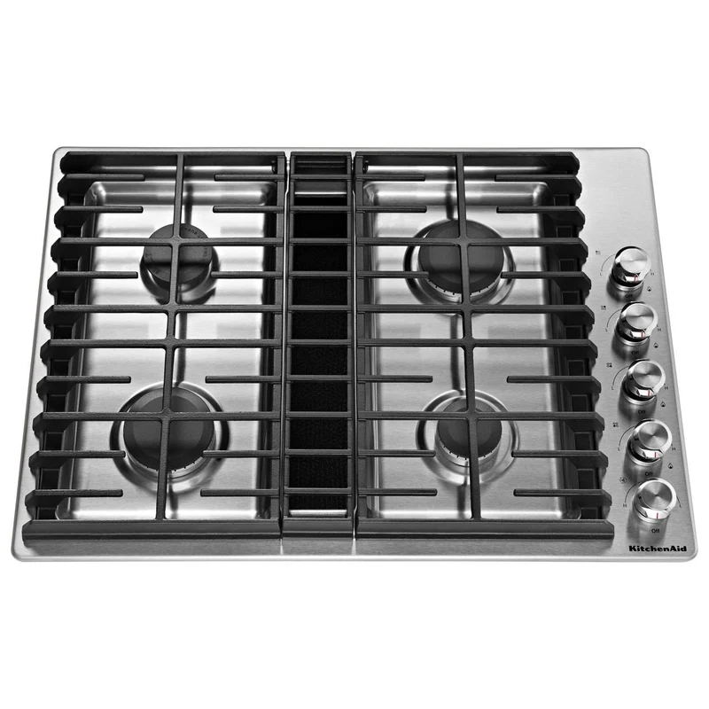 KitchenAid Table de cuisson encastrée à gaz de 30 po. KCGD500GSS