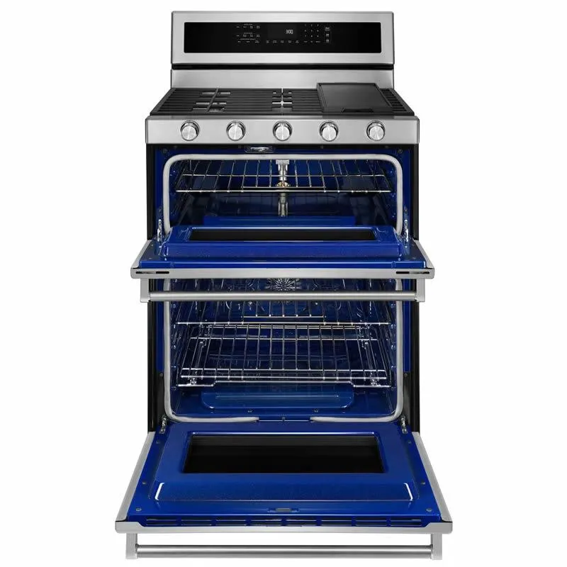 KitchenAid Cuisinière amovible à gaz de 30 po KFGD500ESS