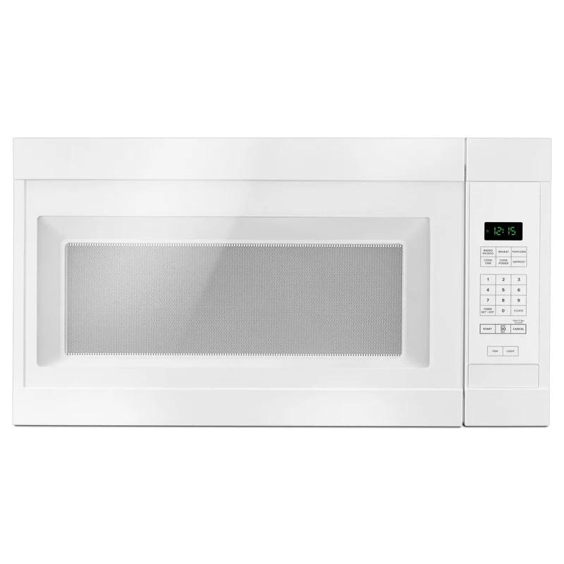 Amana Four à micro-ondes à hotte intégrée de 30 po, 1.6 pi cu YAMV2307PFW