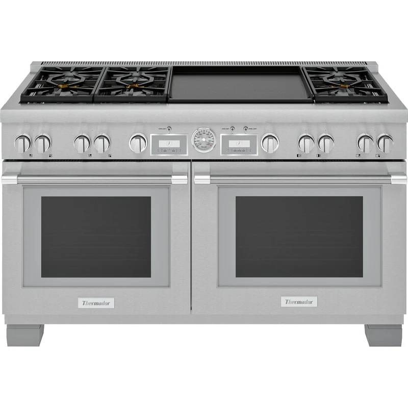 Thermador Cuisinière amovible à biénergie de 60 po avec brûleurs ExtraLow® PRD606WEG