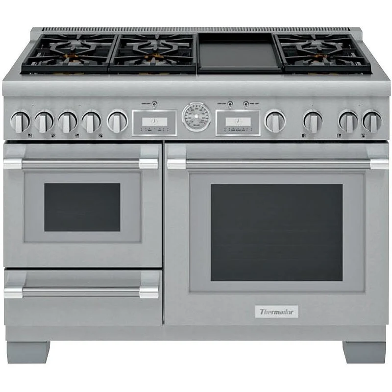 Thermador Cuisinière amovible à biénergie de 48 po avec brûleurs ExtraLow® PRD48WDSGC