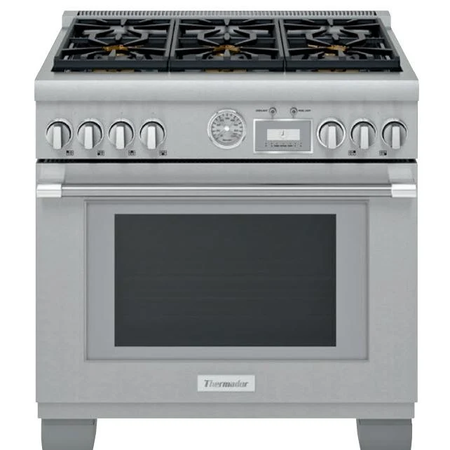 Thermador Cuisinière amovible à biénergie de 36 po avec brûleurs ExtraLow® PRD366WGC