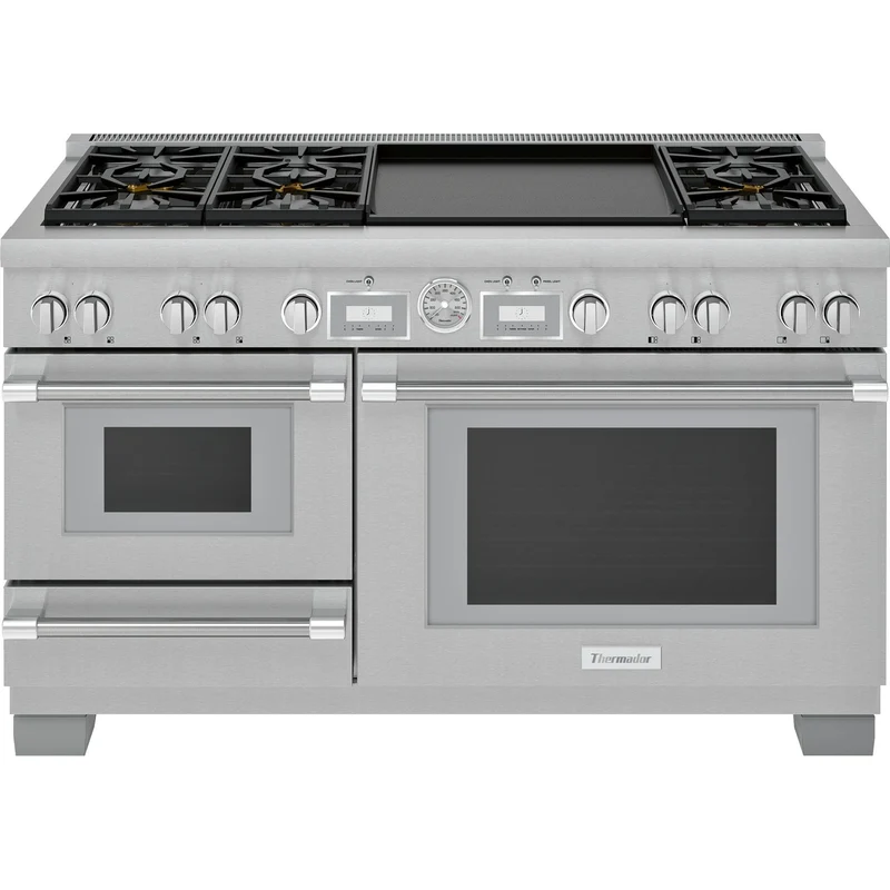 Thermador Cuisinière amovible biénergie de 60 po avec brûleurs ExtraLow® PRD606WESG