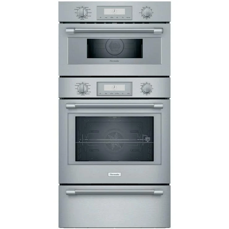 Thermador Four mural encastré triple combinaison de 30 po, 8,6 pi cu avec four à cuisson rapide PODMCW31W