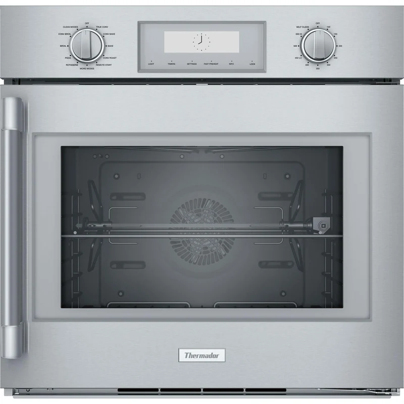 Thermador Four mural encastré simple de 30 po, 4,5 pi cu avec convection POD301RW