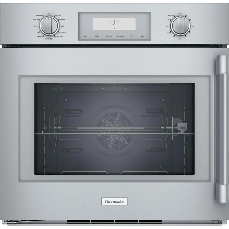 Thermador Four mural encastré simple de 30 po, 4,5 pi cu avec convection POD301LW
