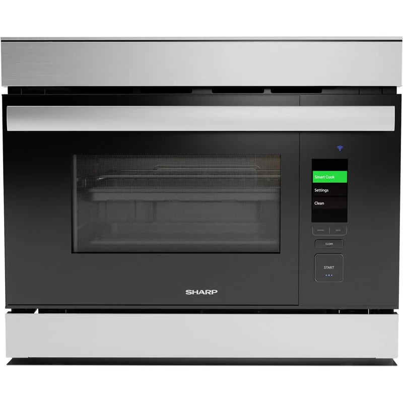 Sharp Four combiné encastré de 24 po, 1,1 pi cu avec convection SSC2489GS