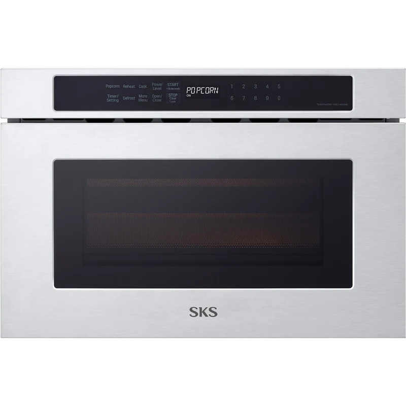 Signature Kitchen Suite Four à micro-ondes tiroir intégré de 24 po., 1.2 pi.cu. avec cuisson par capteur SKSMD2401S