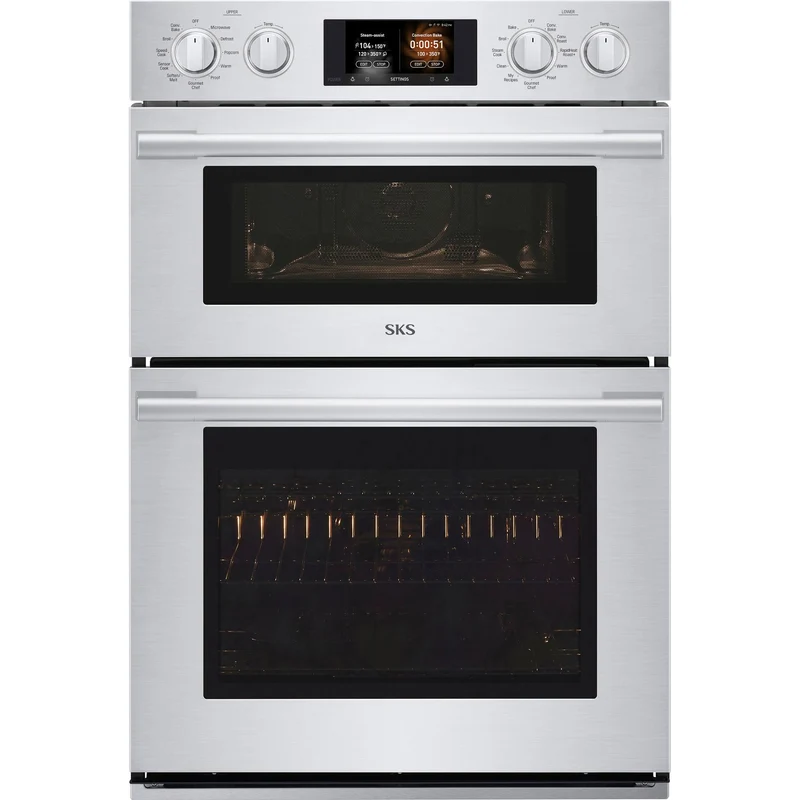 Signature Kitchen Suite Four combiné encastré de 30 pouces avec Steam-Combi SKSCV3002S
