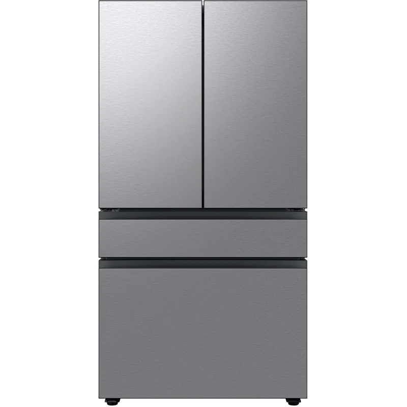 Samsung Réfrigérateur quatre portes avec porte à deux battants Bespoke de 36 po., 28.8 pi.cu. avec machine à glaçons double RF29BB8600QLAA