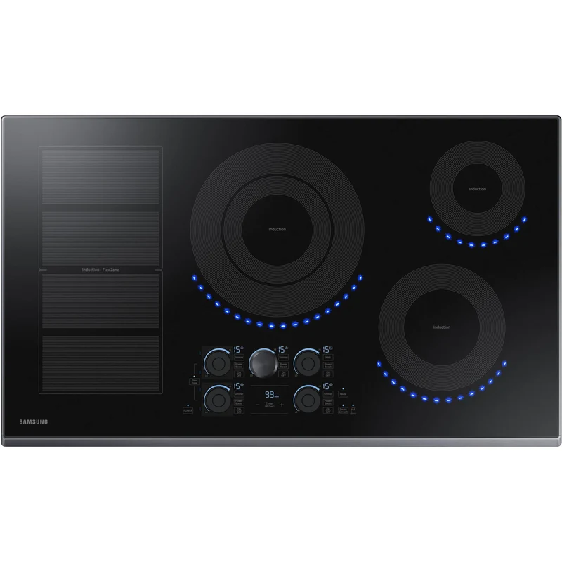 Samsung Table de cuisson encastrée à induction de 36 po. avec Virtual Flame Technology™ NZ36K7880UG/AA