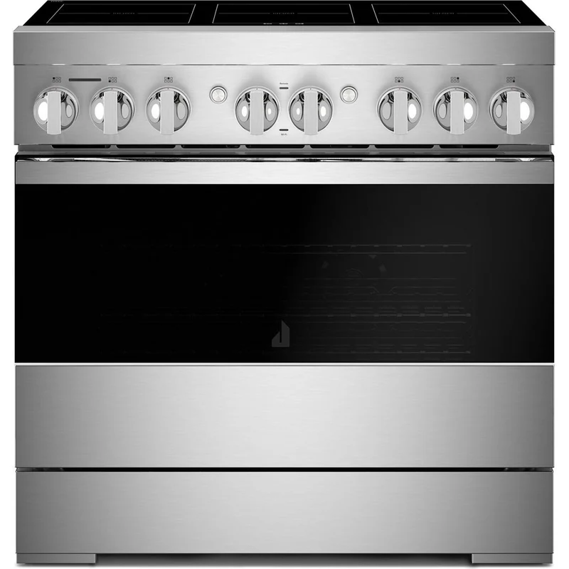 JennAir Cuisinière autoportante à induction de 36 pouces, 5,1 pi. cu. avec Wi-Fi JPIFC736RM