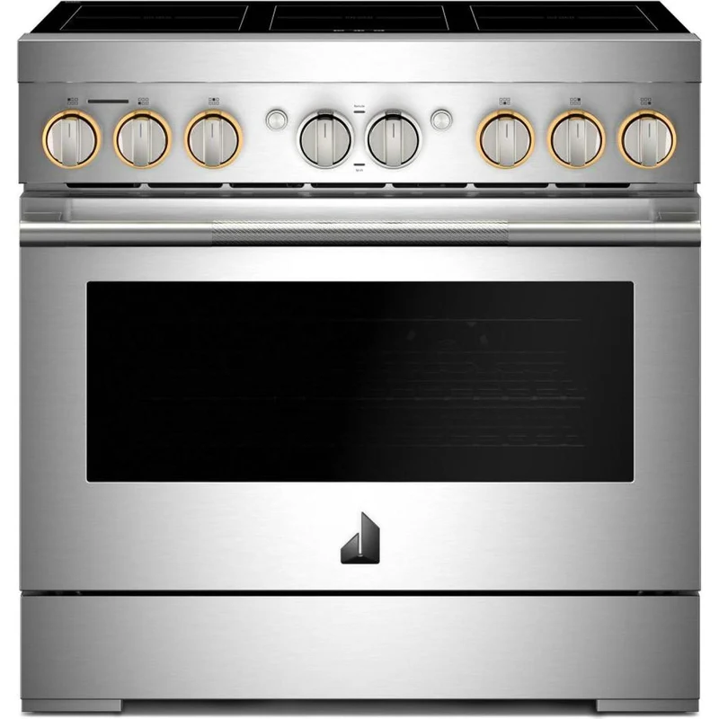 JennAir Cuisinière autoportante à induction de 36 pouces, 5,1 pi. cu. avec Wi-Fi JPIFC736RL