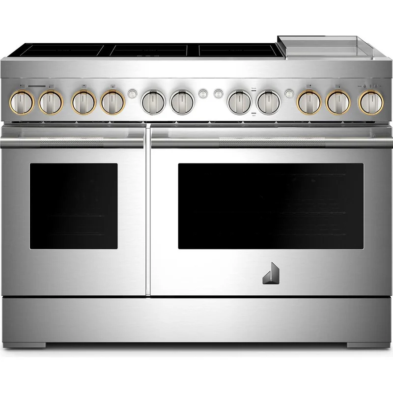JennAir Cuisinière autoportante à induction de 48 pouces, 6,3 pi. cu. avec plaque chauffante JPIGC748RL