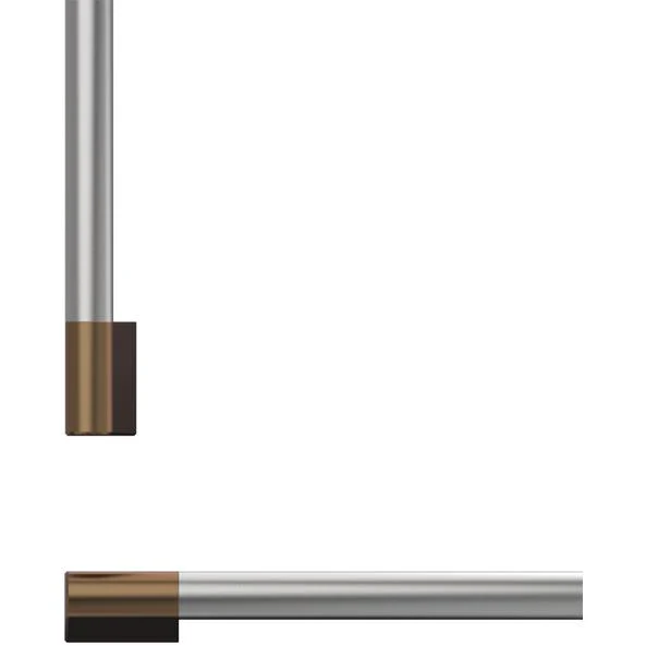 Fisher & Paykel Ensemble de poignée professionnelle ronde affleurante pour réfrigérateur-congélateur intégré, 30 pouces AHP3RD3084WDC