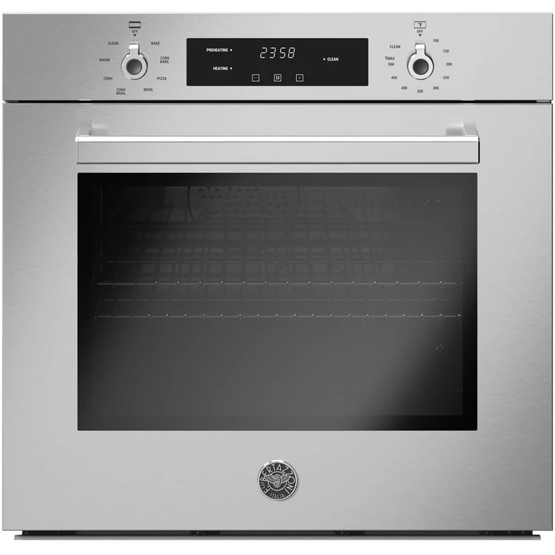 Bertazzoni Four mural encastré simple de 30 po. avec technologie convection PROF30FSEXV