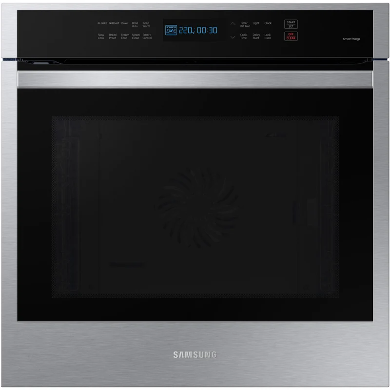 Samsung Four mural encastré simple de 24 po., 3,1 pi.cu. avec technologie convection véritable NV31T4551SS/AA